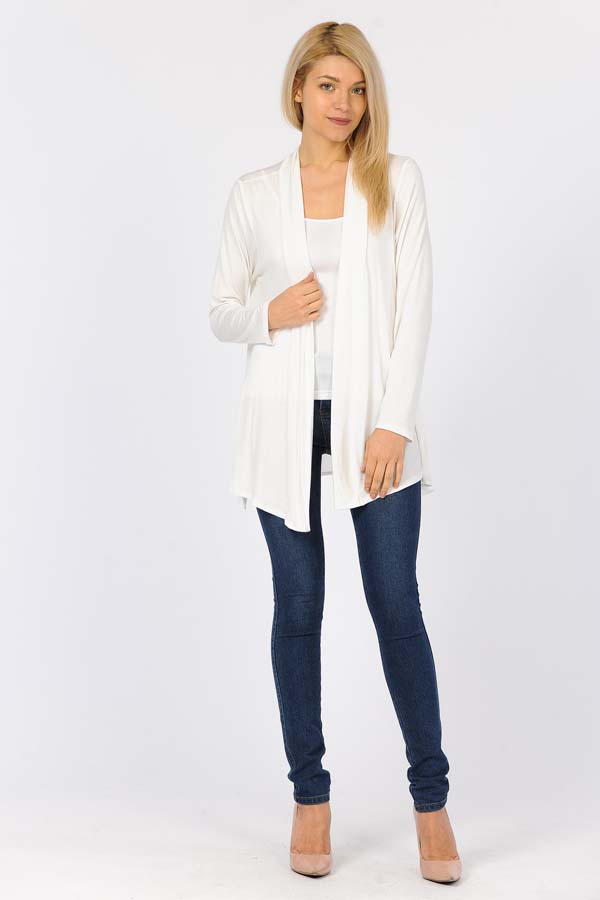rayon spandex cardigan